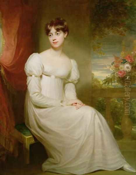 Miss Harriet Beechey Oil Painting by Sir William Beechey