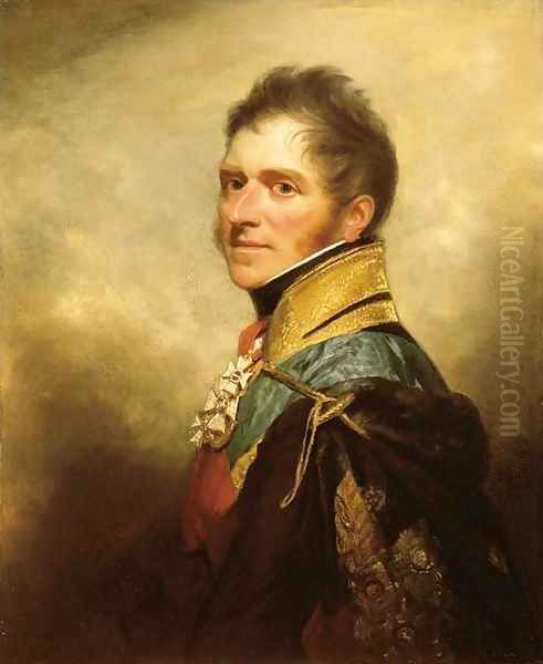 Portrait of Henry William Paget, 1st Marquess of Anglesey (1768-1854) Oil Painting by Sir William Beechey