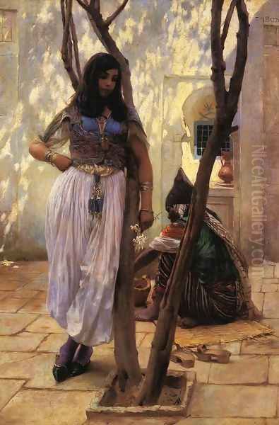 Tunis Oil Painting by Ferdinand Max Bredt