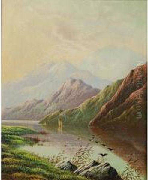 West Of Beddgelert Oil Painting by Edwin H., Boddington Jnr.