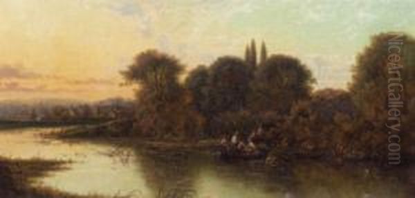 Autumn Oil Painting by Edwin H., Boddington Jnr.