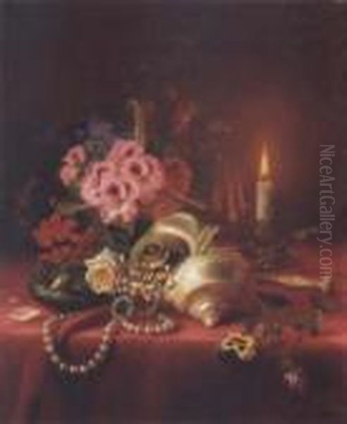 Still Life Oil Painting by Frants Diderik Boe