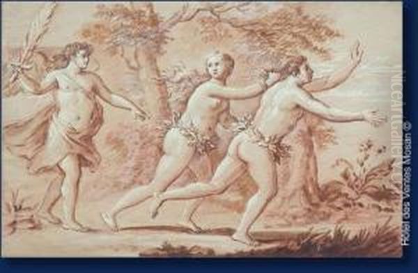 Adam Et Eve Chasses Duparadis Oil Painting by Jan van Boeckhorst