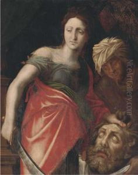 Judith With The Head Of Holofernes Oil Painting by Jan van Boeckhorst