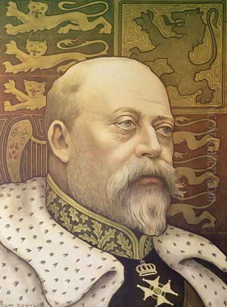 King Edward VII Oil Painting by Paul Berthon