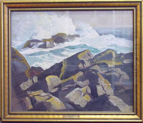 Crashing Surf by Abraham Jacobi Bogdanove