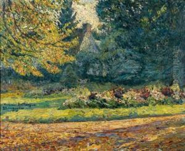 Etude D'automne A Heaubec Oil Painting by Emilio Boggio