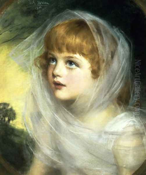 Simplicity and Innocence, 1900 Oil Painting by John Ernest Breun