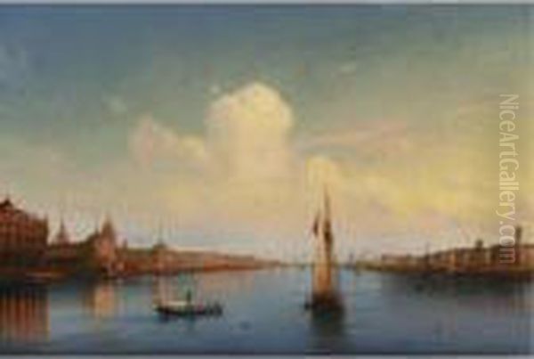 View Of St. Petersburg Oil Painting by Aleksei Petrovich Bogolyubov