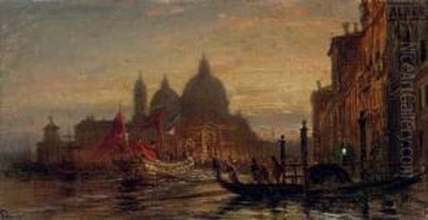 View Of Venice Oil Painting by Aleksei Petrovich Bogolyubov