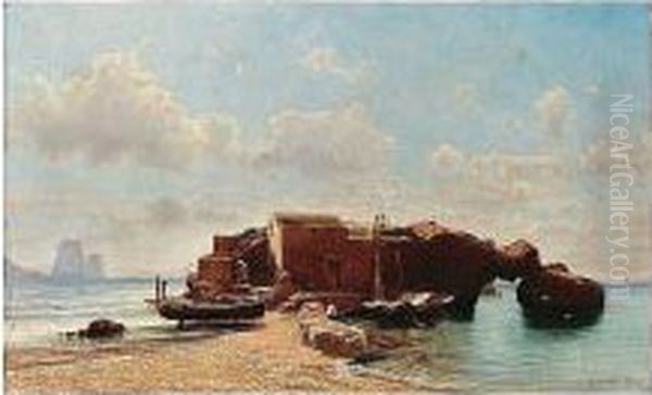 View Of Capri Oil Painting by Aleksei Petrovich Bogolyubov