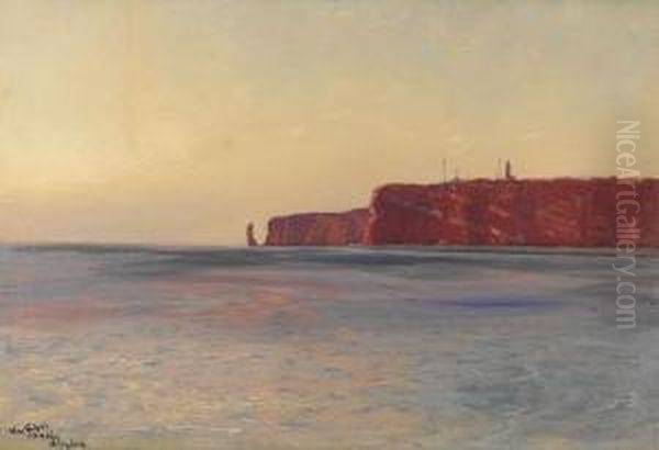 Helgoland Oil Painting by Hans Bohrdt