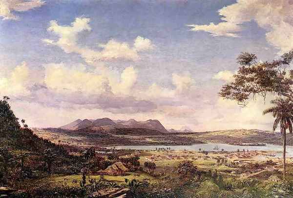 The Bay of Matanzas, Cuba Oil Painting by Charles DeWolf Brownell