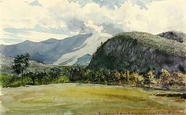 Humphreys Ledge Oil Painting by Charles DeWolf Brownell