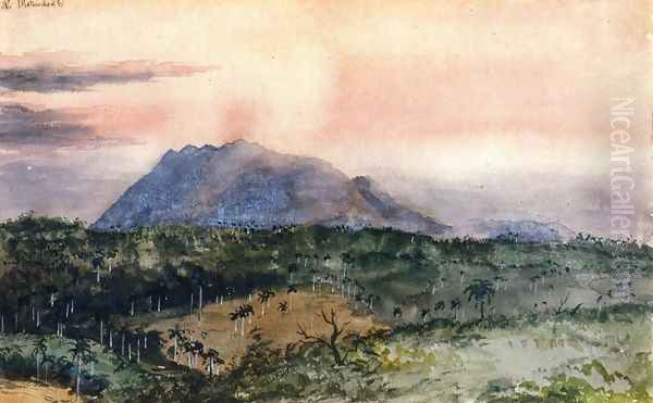 La Loma de Las Animas Oil Painting by Charles DeWolf Brownell