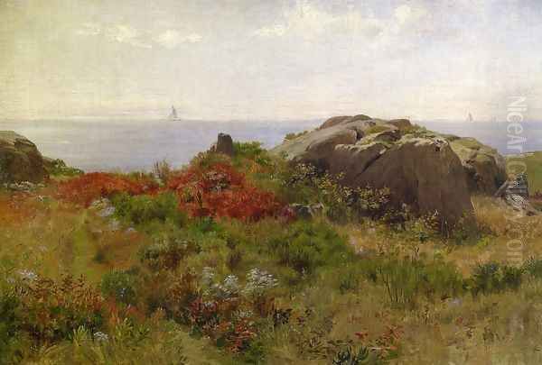 Sunny Morning, Cape Ann, Massachusetts Oil Painting by Charles DeWolf Brownell