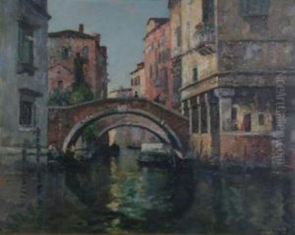 Canal A Venise by Maurice Bompard