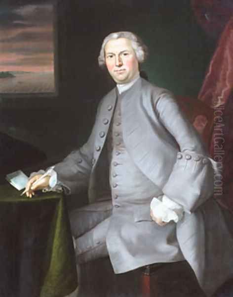 Samuel Cutts Oil Painting by Joseph Blackburn