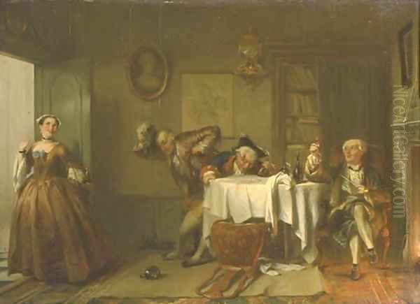 A merry meeting Oil Painting by Joseph Bles