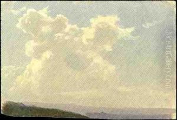 Cloud Study Oil Painting by Auguste Bonheur