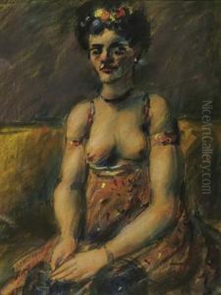 Prostituee Oil Painting by Leon Bonhomme