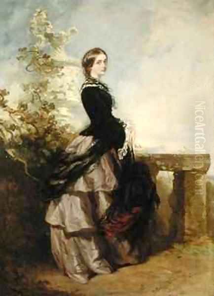 Portrait of a Lady Oil Painting by Richard Buckner