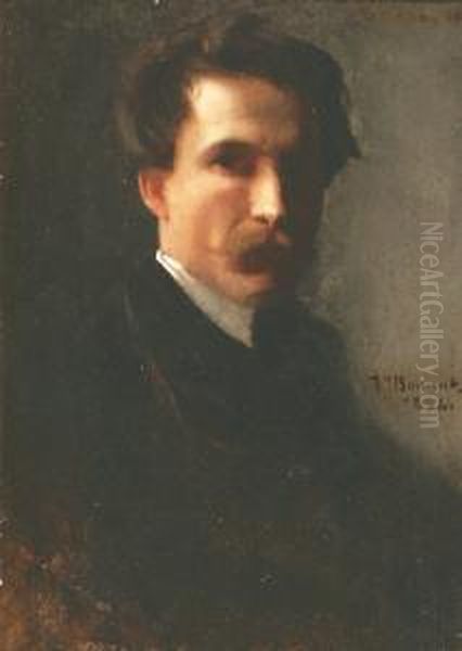 Portrait D'homme Oil Painting by Bonnat Leon