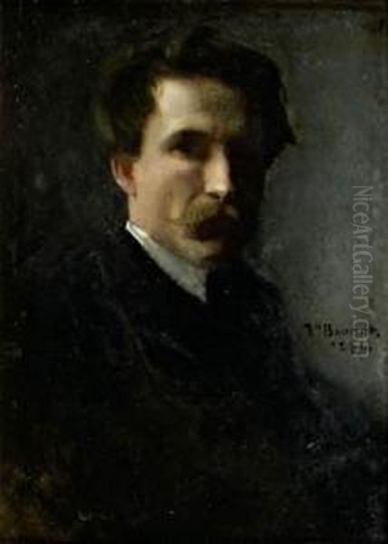 Portrait D'homme Oil Painting by Bonnat Leon