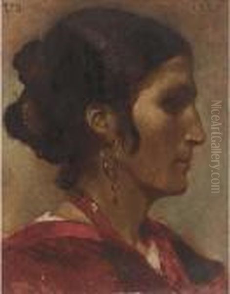 Ciociara Oil Painting by Bonnat Leon