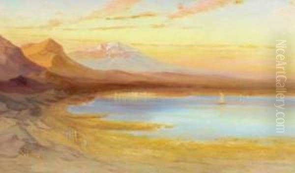 The Sea Of Galilee Oil Painting by Samuel Lawson Booth