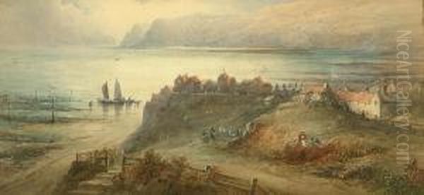 Robin Hoods Bay Oil Painting by Frederick William Booty