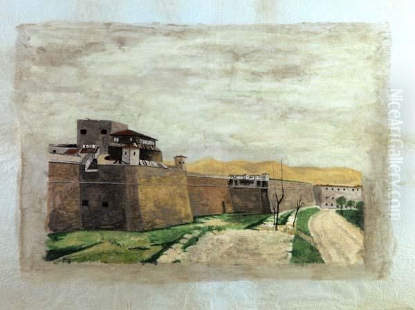 La Fortezza Da Basso Oil Painting by Fabio Borbottoni