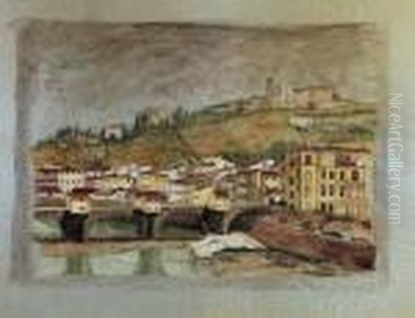 Ponte Allegrazie Oil Painting by Fabio Borbottoni