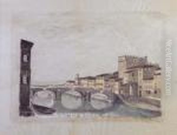 Ponte Santatrinita Oil Painting by Fabio Borbottoni