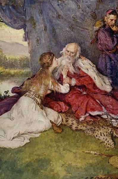 King Lear Oil Painting by John Henry Frederick Bacon