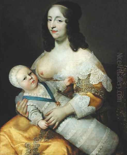 The Dauphin Louis of France Oil Painting by Henri Beaubrun