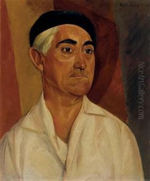 Portrait Of A Man Oil Painting by Dmitrievich Grigor'Ev Boris