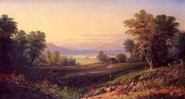 Scene near the Cherry Valley Mountains Oil Painting by Henry Boese