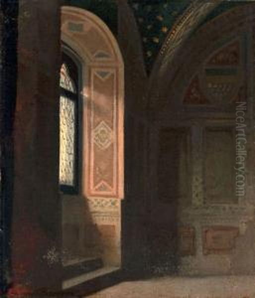 Bargello Oil Painting by Odoardo Borrani