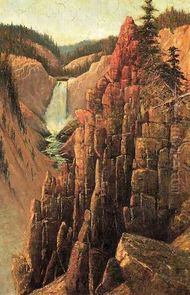 Lower Falls, Yosemite Oil Painting by Grafton Tyler Brown