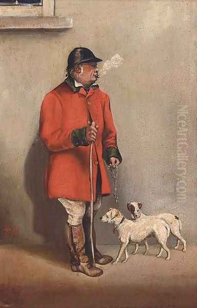 The kennel keeper Oil Painting by Arthur Batt