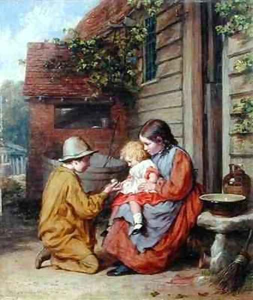 The Present Oil Painting by William Bromley III