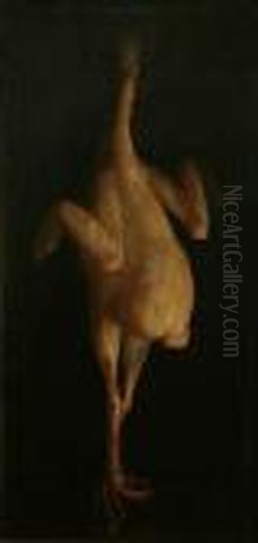 Pollo Oil Painting by Felice Boselli Piacenza