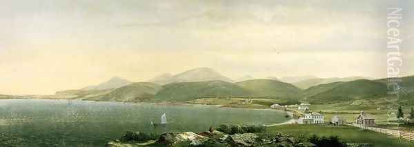 View of Camden Hills, Maine Oil Painting by Harrison Bird Brown