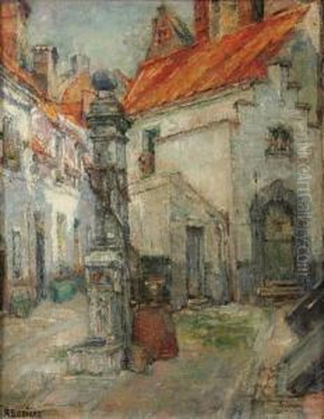 Nikolas Platz Oil Painting by Rene Bosiers