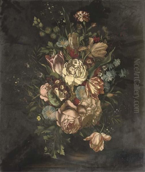 Still Life Oil Painting by Ambrosius the Elder Bosschaert