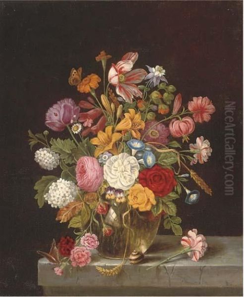 Roses Oil Painting by Ambrosius the Elder Bosschaert