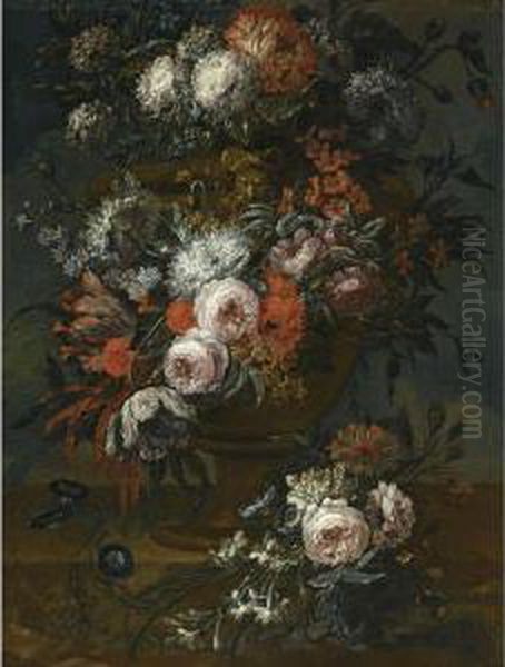 Still Life Oil Painting by Jan-baptist Bosschaert