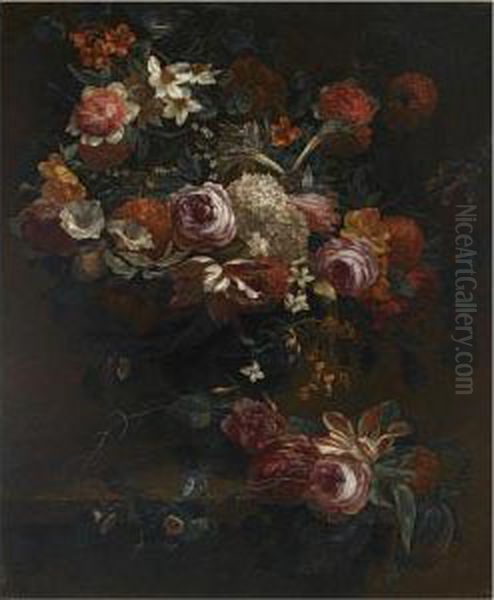 A Still Life Oil Painting by Jan-baptist Bosschaert