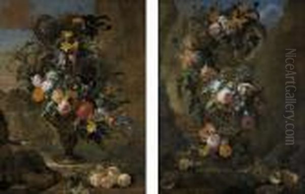 Still Life Oil Painting by Jan-baptist Bosschaert